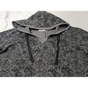 LIVI hoodie Pullover Sweatshirt Boxy women sz 26/28 Gray lane bryant Active Wear